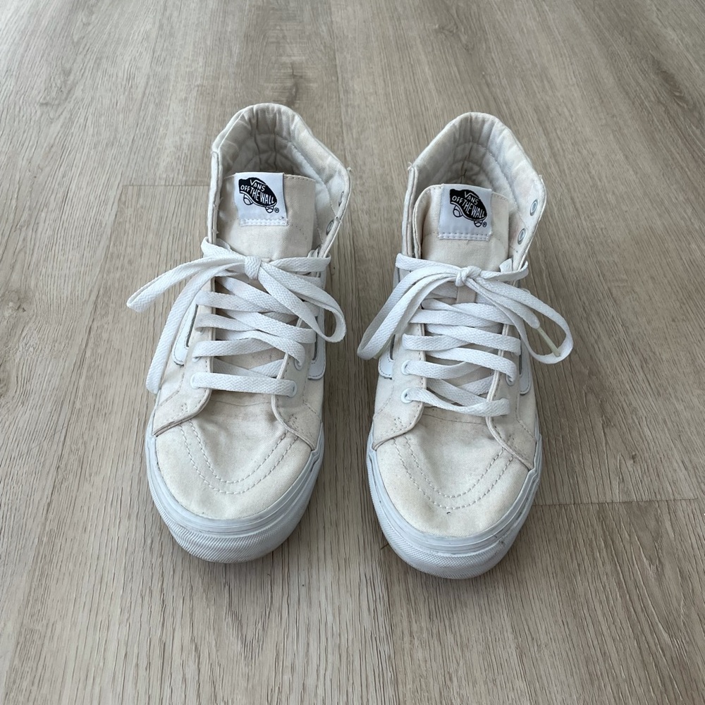 Off white high top vans